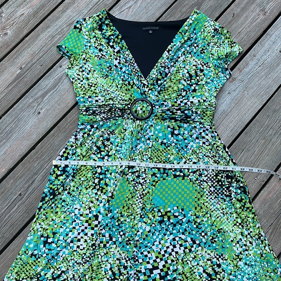 Sandra Darren adorable wrap-style dress 16 - Picture 10 of 12